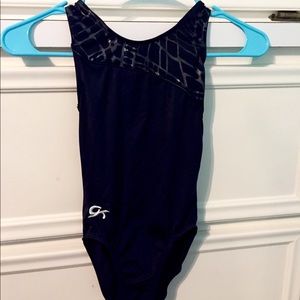 GK Girls leotard with shorts Size AXS
